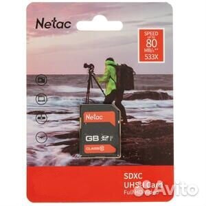 Карта sdhc Netac P600 на 32GB