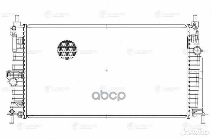 Радиатор охл. для а/м Mazda 3 (BL) (09) AT (LR