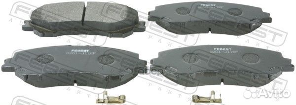 Колодки тормозные дисковые 0201-J11EF Febest
