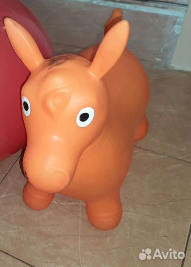 Резиновый ослик прыгун