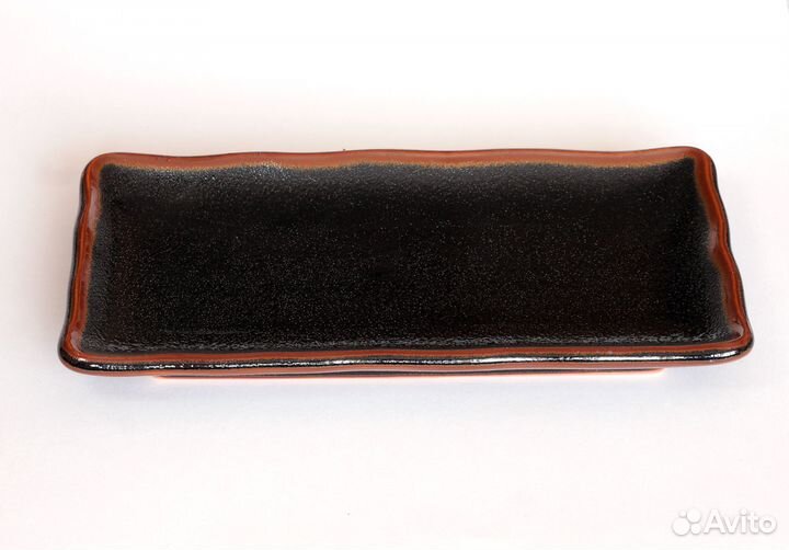 Тарелка прямоугольная керамическая, 200*105, Touga