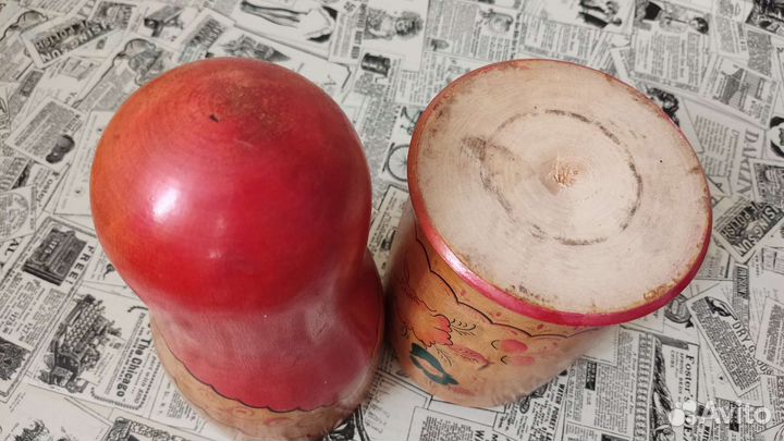 Матрешка большая СССР футляр для бутылки