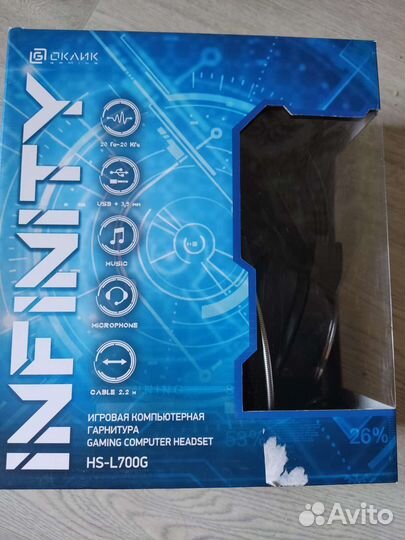 Игровые наушники oklick HS-L700G