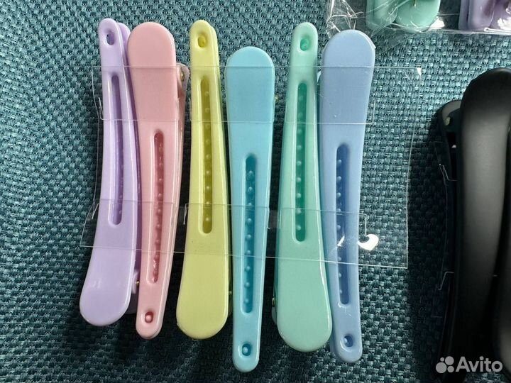 Зажимы для волос набор 6шт. Заколка крокодил