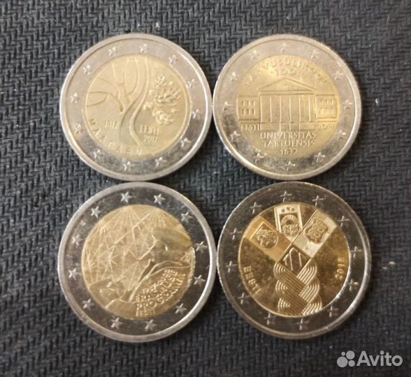 Монеты 2 евро