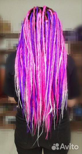 Афрокосы, дреды