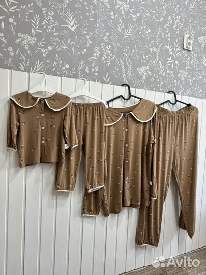 Комплект для мамы и дочки, пижама family look