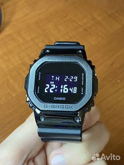 Часы casio g shock gm5600 черные