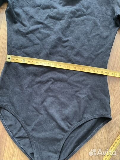 Купальник гимнастический чёрный хб