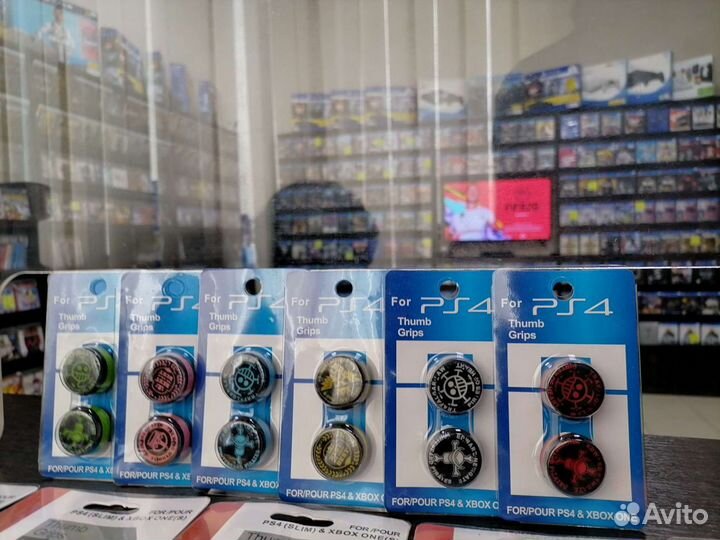 Насадки на стики геймпадов (2шт) для Sony Xbox