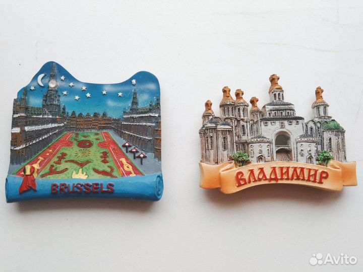 Магниты на холодильник сувениры города