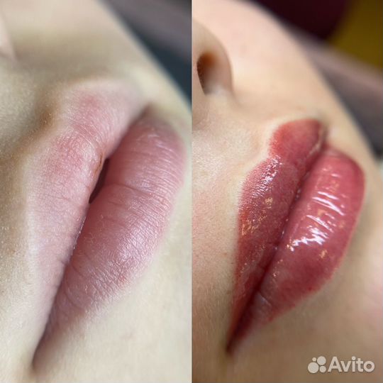 Перманентный макияж бровей, губ и век / татуаж