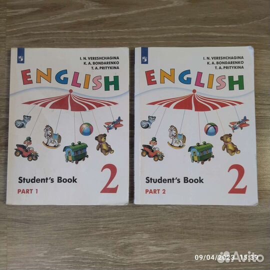 Учебник английского языка 2 класс Верещагина