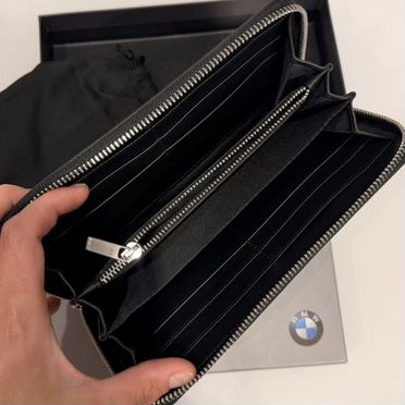 Мужское кожаное портмоне BMW