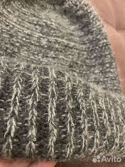 Шапка Peserico, кашемир, шерсть, альпака