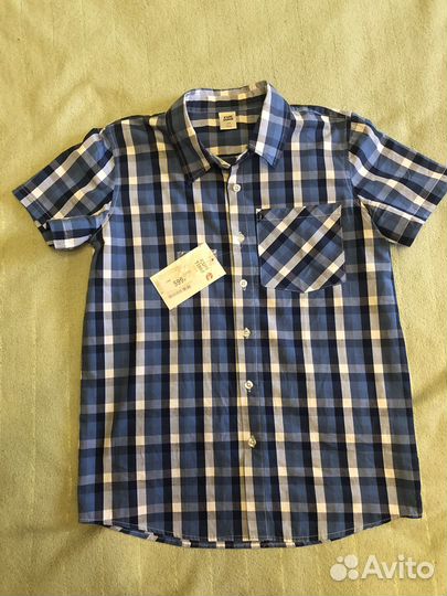 Рубашка с коротким рукавом (Дочки-Сыночки), р. 164