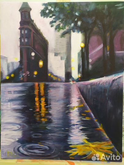 Картина маслом на холсте пейзаж