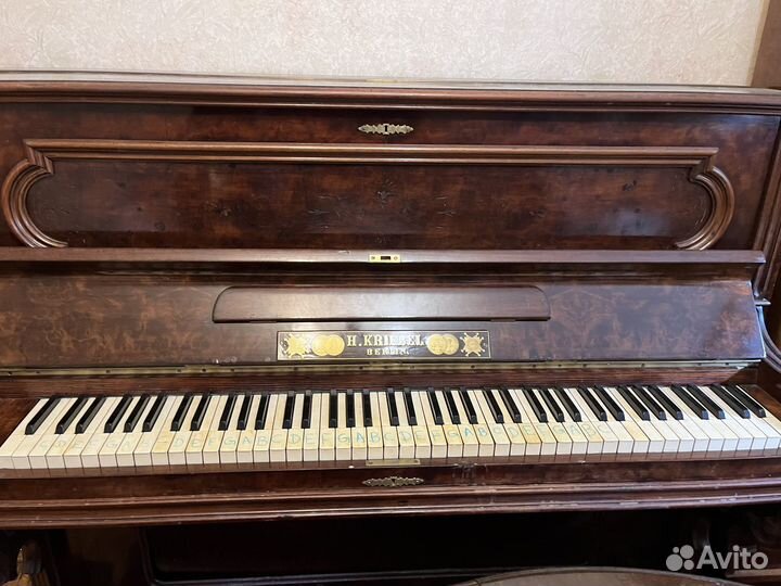 Пианино производство Германия 1908 год H.Khriebel
