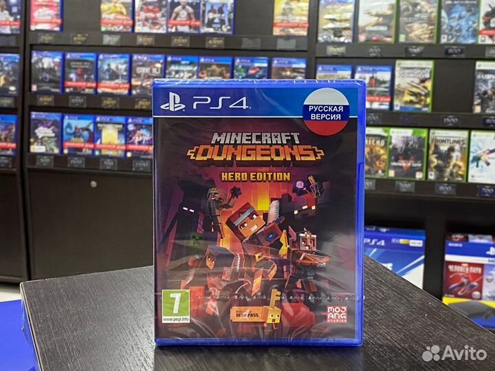 Игры для PS4: Minecraft Dungeons Hero Edition