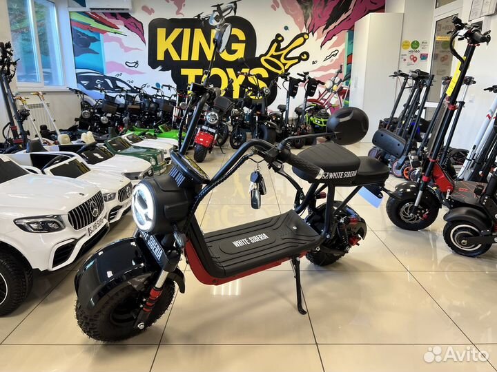 Электроскутер White SIberia Mini R 2.1 Pro/Black