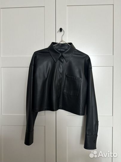 Кожаная рубашка love republic