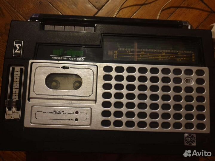 Магнитола vef sigma 260