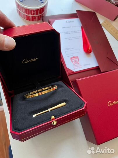 Браслета cartier с коробкой