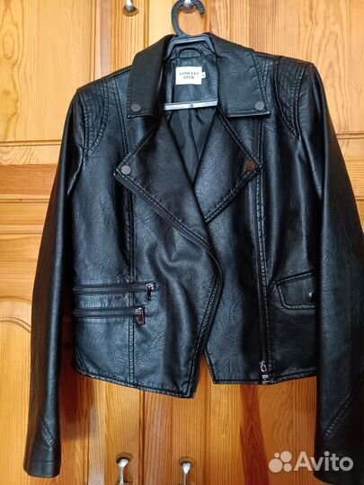Кожаная куртка -косуха женская