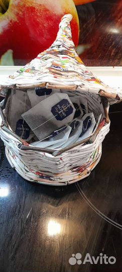 Плетеные корзинки для хранения