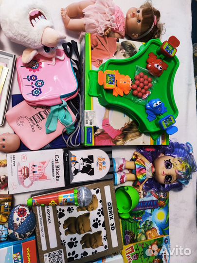 Игрушки пакетом для девочки