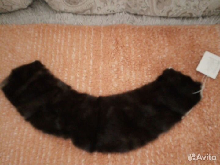 Куски норки с биркой, 2шт,фабричные, новые