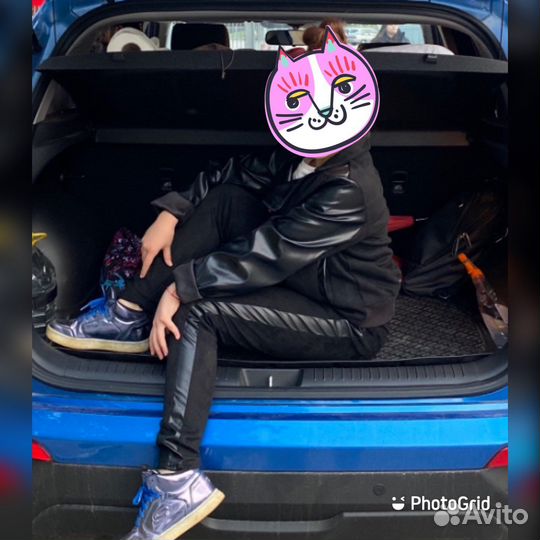 Костюм из замши (рост 158-164)