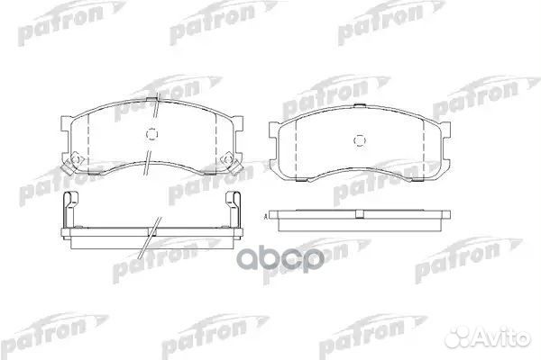 Колодки тормозные дисковые передн mazda: 626 II