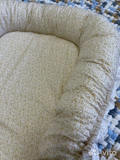 Кокон гнездышко для новорожденных двухсторонний