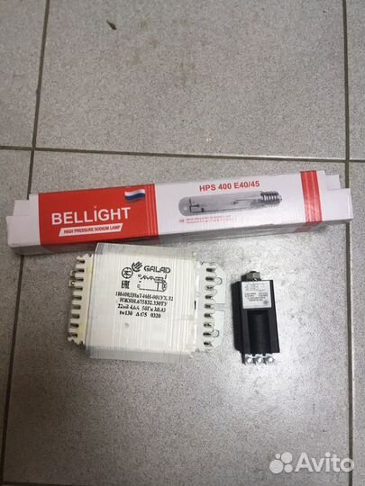 Комплект лампа натриевая днат 400 Вт с дросселем