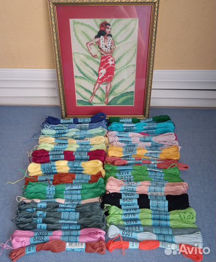 Нитки для вышивания мулине Gamma 87шт 8м