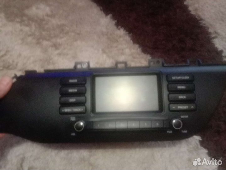 Штатная магнитола на kia rio 4