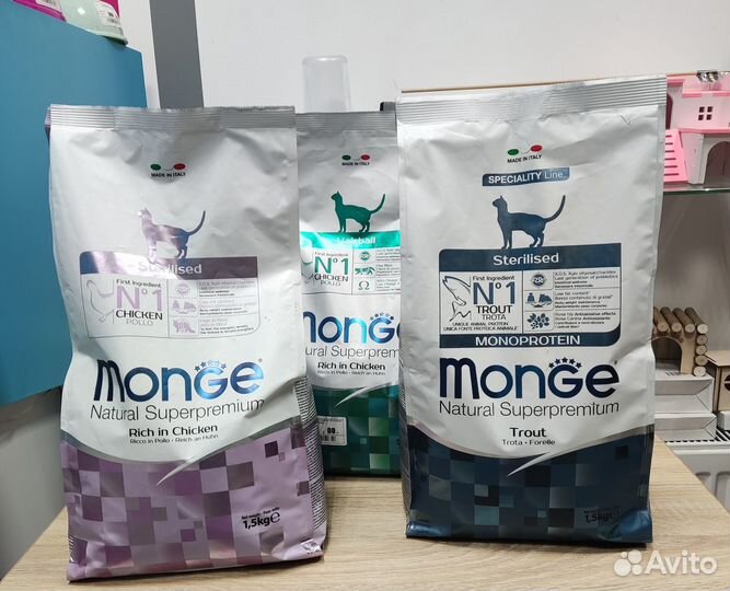 Корма для животных monge