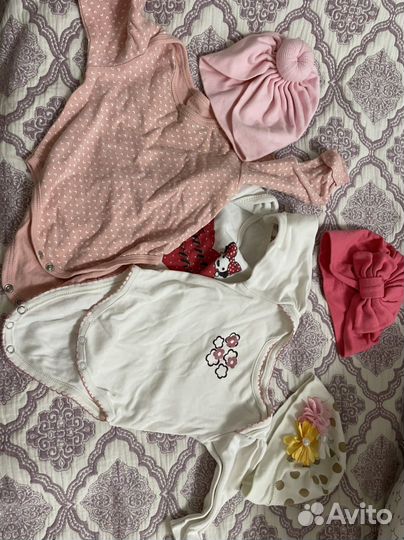 Пакет вещей для девочек 62-68