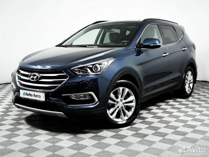 Hyundai Santa Fe 2.2 AT, 2016, 66 578 км