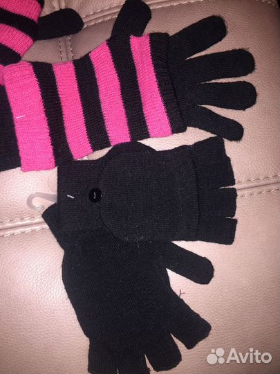 Шапка Nike, перчатки новые д/дев. 10-12 л