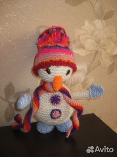 Вязаный снеговик