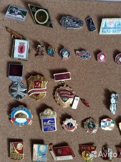 Значки СССР и другие