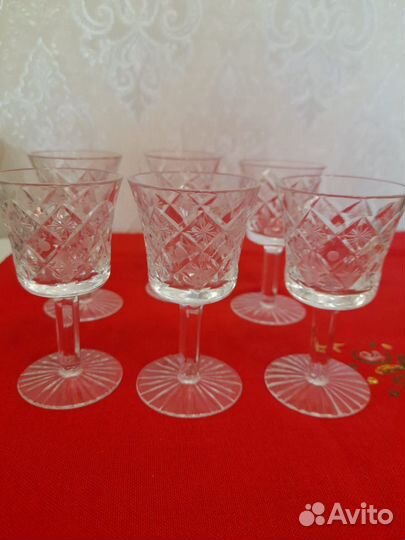 Хрустальные рюмки СССР