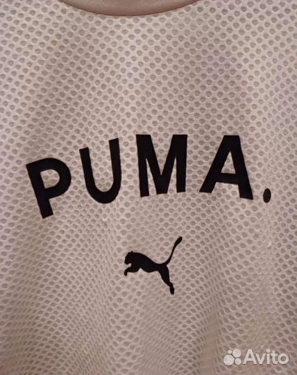 Футболка кроп топ puma xs s оверсайз оригинальная