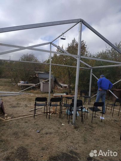 Каркасно-тентовый шатер