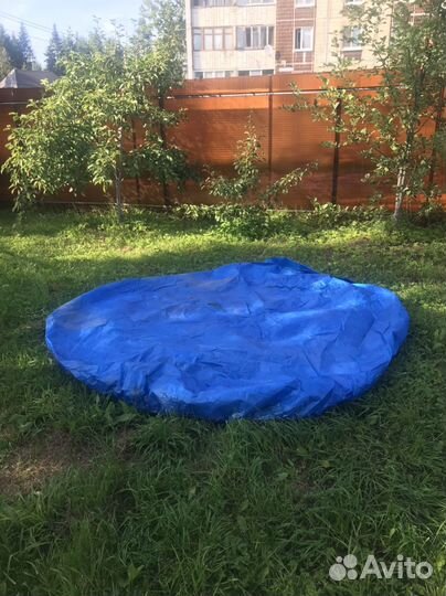 Надувной круглый бассейн бу