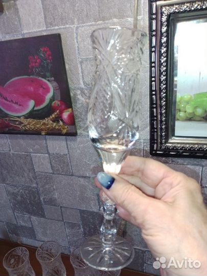 Хрустальные фужеры