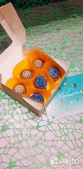 Конфеты ручной работы, медианы из шоколада