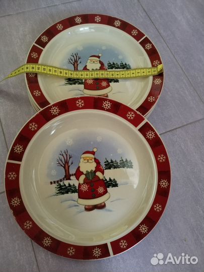Тарелки новогодние